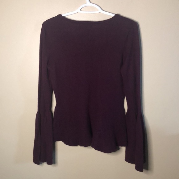 Nanette lepore merino wool peplum flare sleeve - Picture 4 of 4